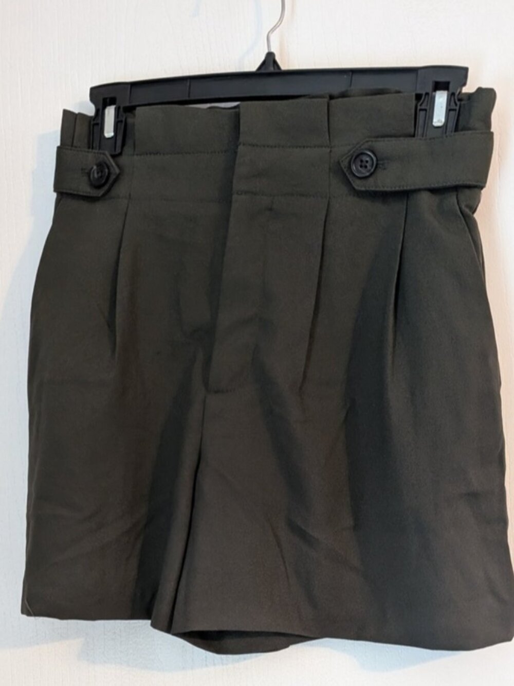 High-Waist Pleated